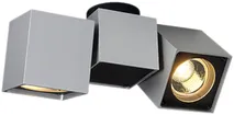 Plafoniera SLV ALTRA DICE SPOT, 2×GU10 50W IP20 grigio argento/nero 