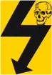 Plaque d'avertissement Al 118×170mm jaune-noir 