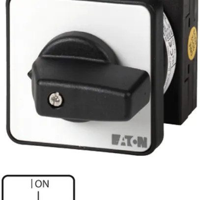Interrupteur rotatif INC Eaton T0-1-8200/E, 20A/690V 1L, encastré, "0-1" 