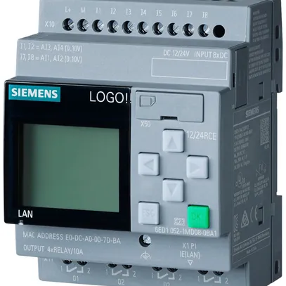 SPS-Logikmodul Siemens LOGO! 8.4 24RCE, 8DE/4DA 