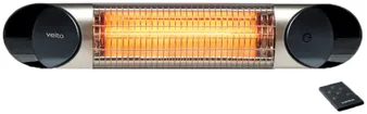 Infrarot-Heizstrahler Veito Blade Mini, 1200W, 4 Stufen, IP55, silber 