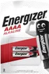 Pile Energizer alcaline, LR61, AAAA, Piccolo, blister à 2 pièces 
