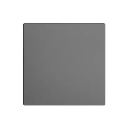 Frontplatte EDIZIOdue dunkelgrau 60×60mm für Blindabdeckung 