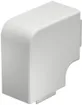 Angle plat Bettermann pour canal d'installation WDK blanc pur 60×90mm 