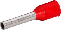 Aderendhülse Ferratec DIN isoliert 1mm²/8mm rot 