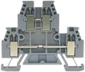 Durchgangs-Reihenklemme Woertz 0.5…2.5mm² 24A 500V Schraubanschluss 2×2 TH35 gu 