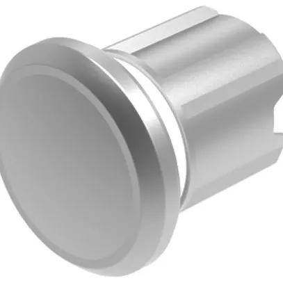 Obturateur p.élément de commande & signalisation EAO45 22.5mm gris sable argent 