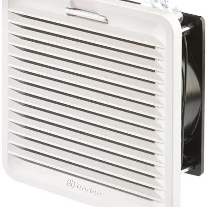 Ventilatore Finder 24m³/h 17W p.230VAC con filtro d'ingresso 