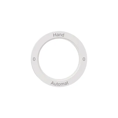 Disque indicateur NEVO, p.interrupteur rotatif, 0-Hand-0-Automat, blanc 
