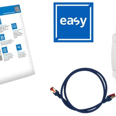Starterpaket ETN mit EASY-E4-DC-12TC1, Patchleitung und Software-Lizenz 