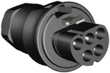 Fiche Wieland 1.5…4mm² 5L noir 