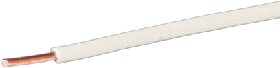 Fil d'installation T 1.5mm² blanc H07V-U Eca 