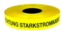 Ruban d'avertissement 3M 0.15×40mm 250m Achtung Starkstromkabel jaune 