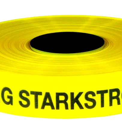 Ruban d'avertissement 3M 0.15×40mm 250m Achtung Starkstromkabel jaune 