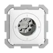 Interrupteur rotatif ENC EDIZIOdue 0/4P blanc, pour serrure de sûr, sans cyl 