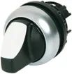 Manette rotative ETN RMQ 3 pos à accrochage noir, anneau chromé 