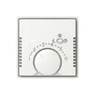 Kit frontale SIDUS per termostato ambiente bianco 