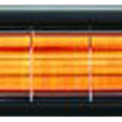 Radiatore a infrarossi Veito Aero, 2500W, 1 stadio, IP44, nero 