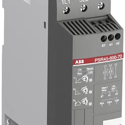 Starter progressivo ABB PSR 11kW/22kW (230V/400V), tensione d.com. 100…250VAC 
