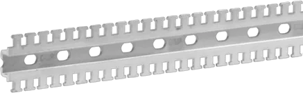 Trag-/Bindeschiene 7.5×35mm gelocht, L=3m 