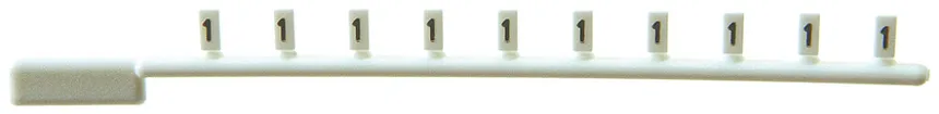 Baguette indicatrice Woertz blanc inscription: 0…9 