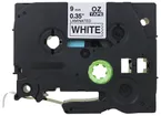 Cassetta nastro compatibile con OZE-221, 9mm×8m, bianco-nero 
