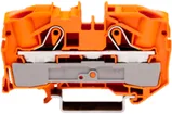 Borne de passage WAGO TopJob-S 16mm² 2L orange série 2016 