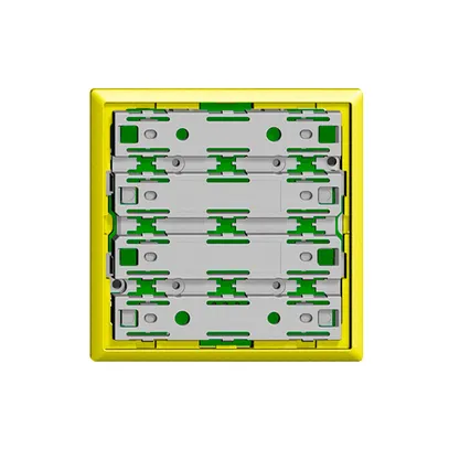 Frontplatte universal für 2×2T EDIZIOdue lemon, mit 2 LED 
