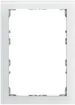 Cadre de recouvrement EDIZIOdue prestige pour KNX-Panel 7" verre blanc 
