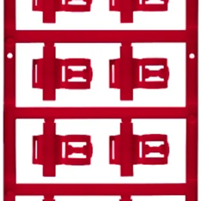 Leitermarkierer Weidmüller MultiCard SFC für Ø3.5…7mm 21×12.5mm PA66 rot 