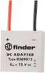 Adaptateur Finder pour la commande d'un télérupteur 24VAC série 26 avec 24VDC 