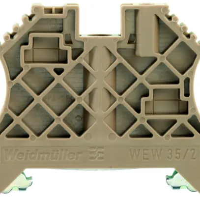 Équerre de blocage Weidmüller WEW 35/2 série W, beige 