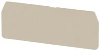 Abschluss-/Zwischenplatte Weidmüller ZAP/TW 3 79.4×30.5mm beige 