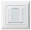 UP-Taster kallysto.line KNX 4×s/e-link weiss 
