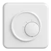 Kit frontal 90×90mm STANDARDdue blanc pour thermostat d'ambiance 