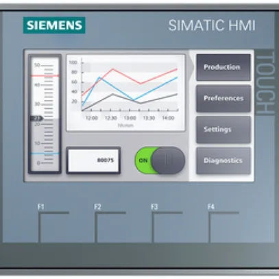 Écran tactile 4.3" Siemens SIMATIC HMI KTP400 BASIC COLOR PN, 65K couleurs 
