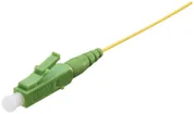 Pigtail FO R&M, spina LC APC 8° SM verde, fibra 9/125µm G.657 LSZH giallo 0.7m 