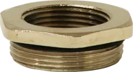 Réduction 6 pans M32×1.5 extérieur/M25×1.5 intérieur laiton nickelé 