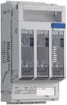 Sezionatore HPC Hager DIN00 690VAC 160A guida DIN alto/basso raccordo a vite M8 