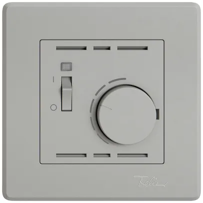 Thermostat d'ambiance ENC EDIZIO.liv SNAPFIX® avec interrupteur 230VAC 50Hz grc 
