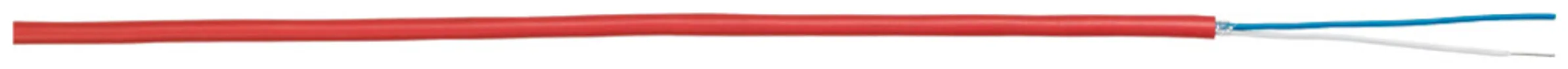 Câble de détection incendie G51, 1×2×0.8mm sans halogène rouge Cca Une longueur