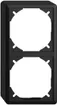 Capot EDIZIOdue 54mm I-I noir pour combinaison vertical/horizontal 