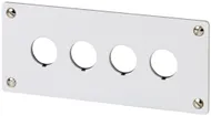 Plaque de commande ETN 4×1 gris 