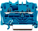 Borne de passage WAGO TopJob-S 2.5mm² 2L bleu série 2002 