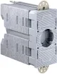 Geräteträger mit Multidosen Einsatz für isolierte Fassaden 160…240mm 