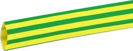 Gaine rétractable DCPT 12mm vert-jaune 