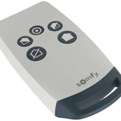 Télécommande RF Somfy TaHoma Serenity, 2 RTS, blanc-gris 