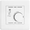 Thermostat d'ambiance ENC EDIZIO.liv SNAPFIX® avec interrupteur 230VAC 50Hz bc 