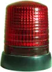 Lampada rotante Hugentobler tipo 94H 230VAC 20W/G4 Ø155×194mm rosso 