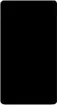Placca di copertura INC 4×2 senza f nero 